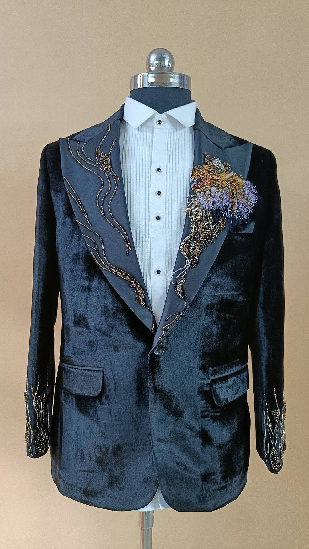 Vintage sales blue tuxedo