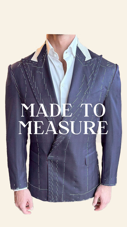 Custom Men's Navy Blue Suit - Crafted in Terry Rayon by BWO